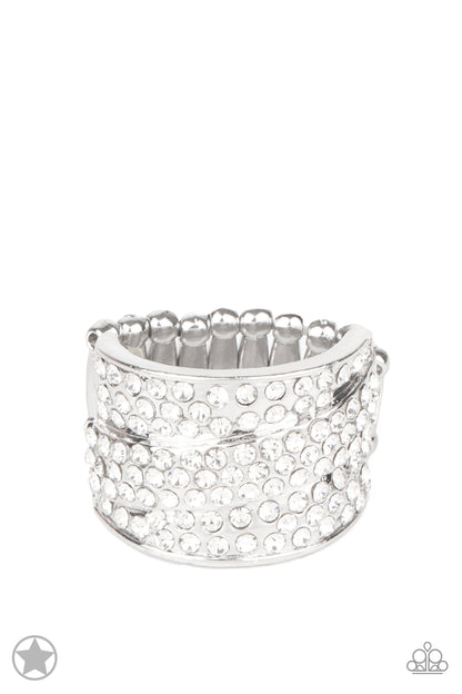 The Millionaires Club - White - Paparazzi Ring