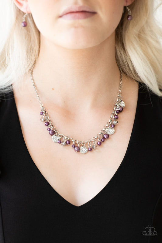 Coastal Cache - Purple - Paparazzi Necklace