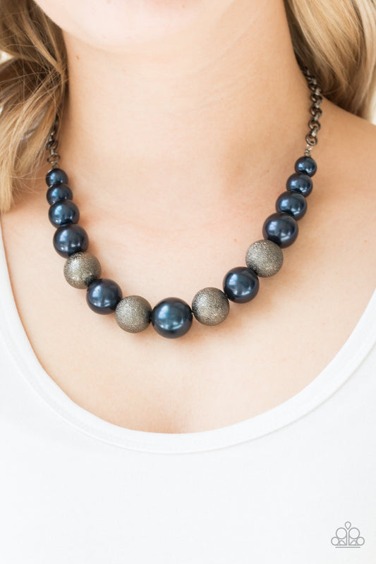 Color Me CEO - Blue - Paparazzi Necklace