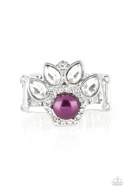 Crown Coronation - Purple - Paparazzi Ring