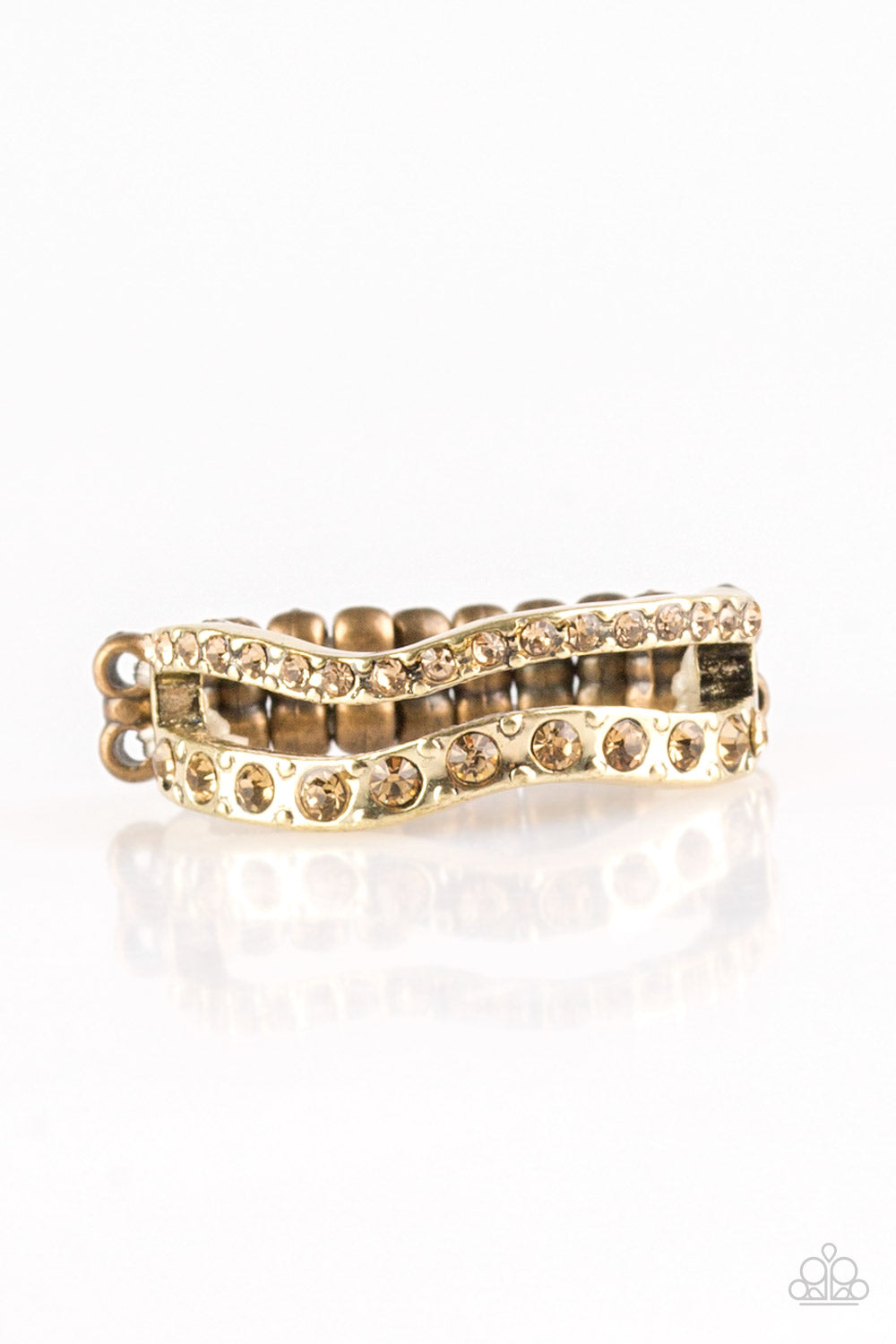 Elite Squad - Brass - Paparazzi Ring