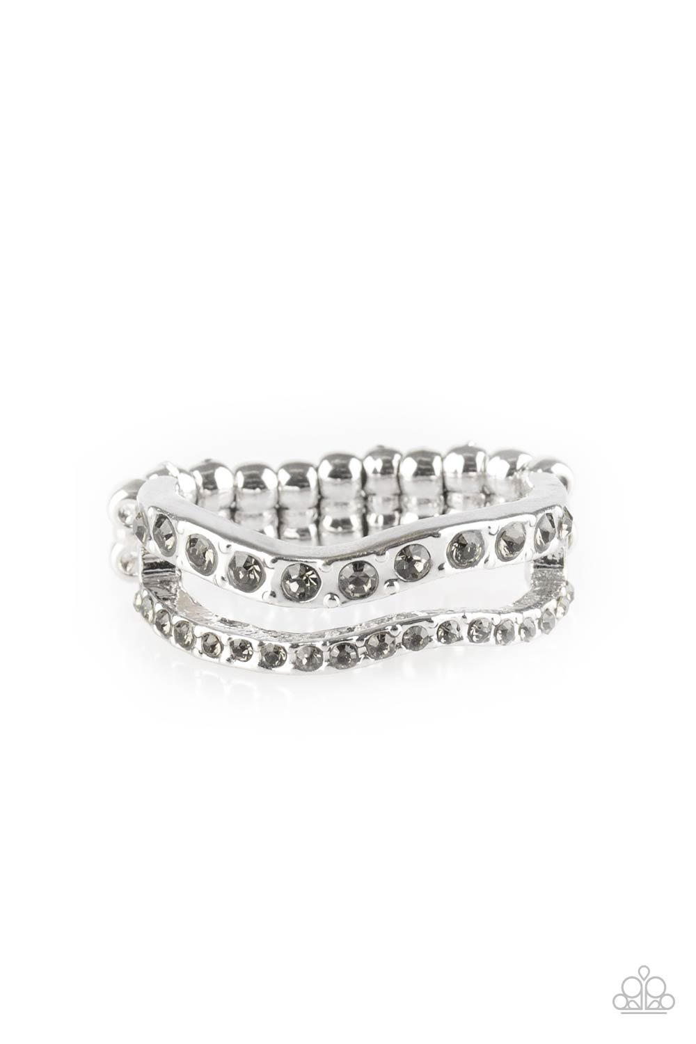 Elite Squad - Silver - Paparazzi Ring