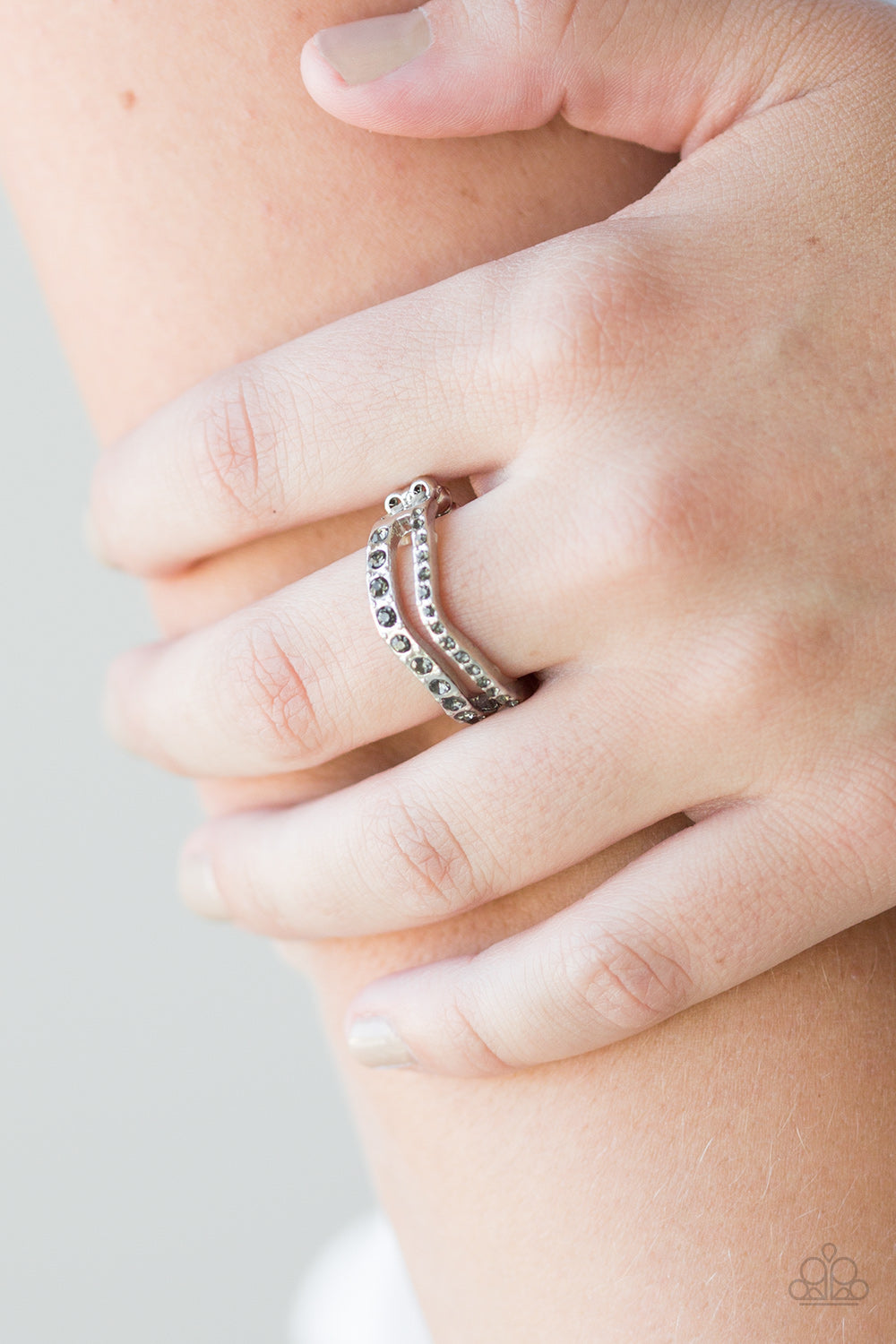 Elite Squad - Silver - Paparazzi Ring