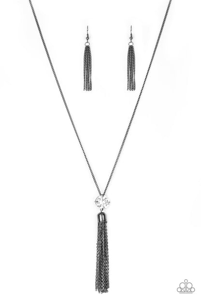 Five-Alarm FIREWORK - Black - Paparazzi Necklace