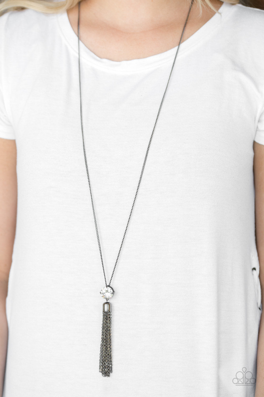 Five-Alarm FIREWORK - Black - Paparazzi Necklace