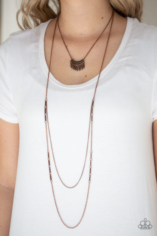 Homestead Harvest - Copper - Paparazzi Necklace