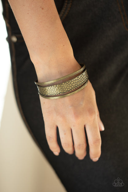 Jungle Jingle - Brass - Paparazzi Bracelet