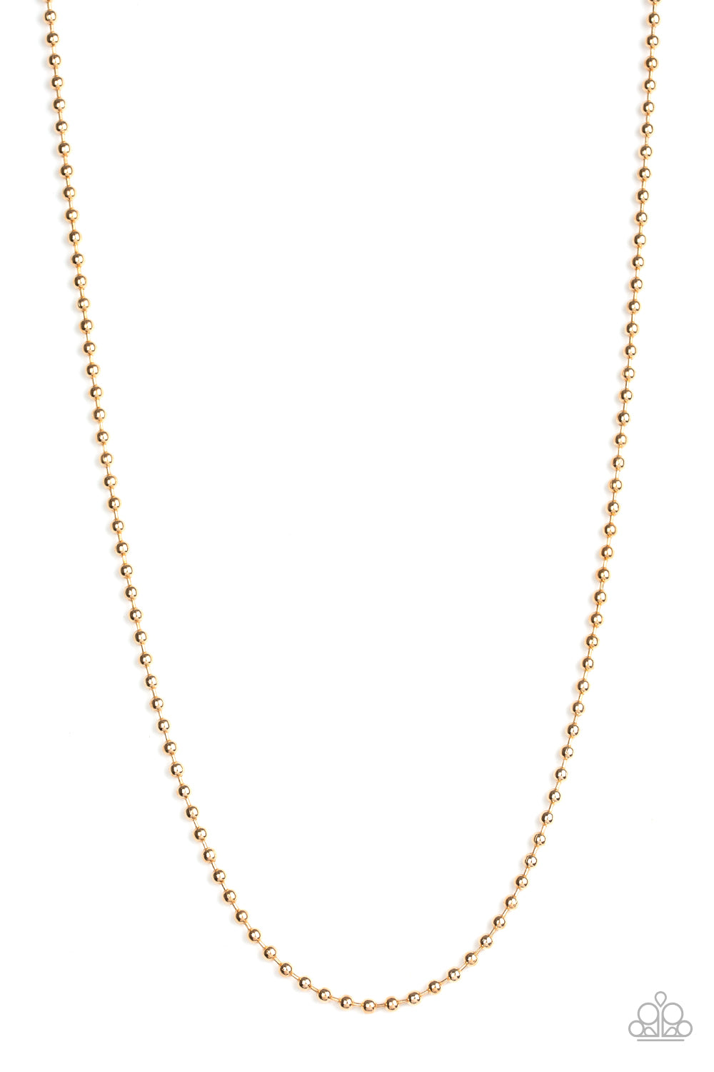 Cadet Casual - Gold - Paparazzi Mens Necklace