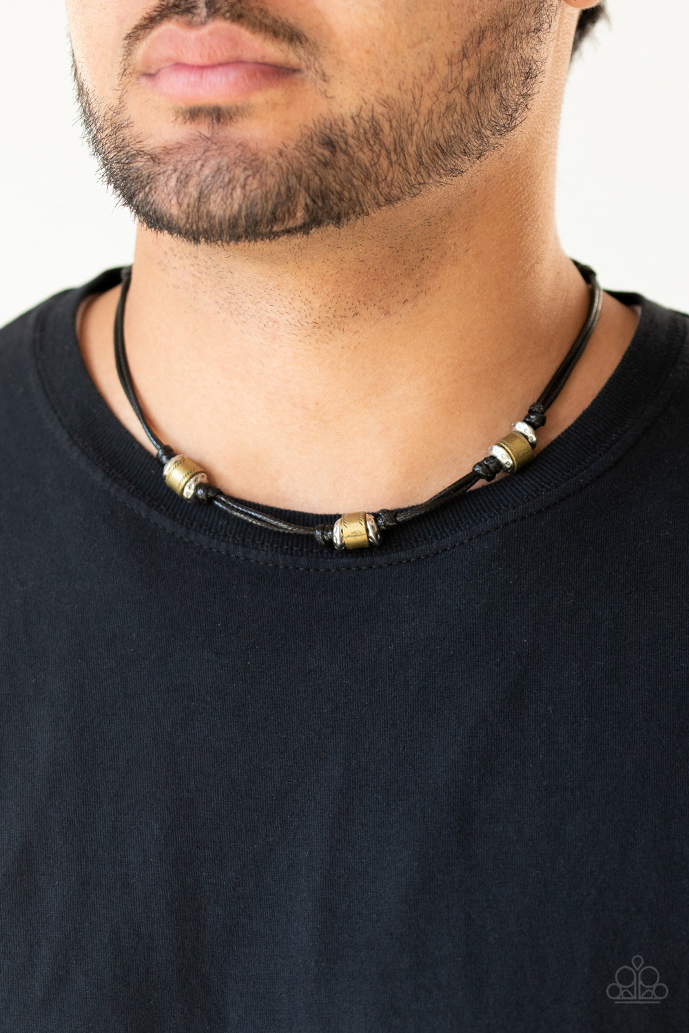 Renegade Ranger - Black - Paparazzi Mens Necklace