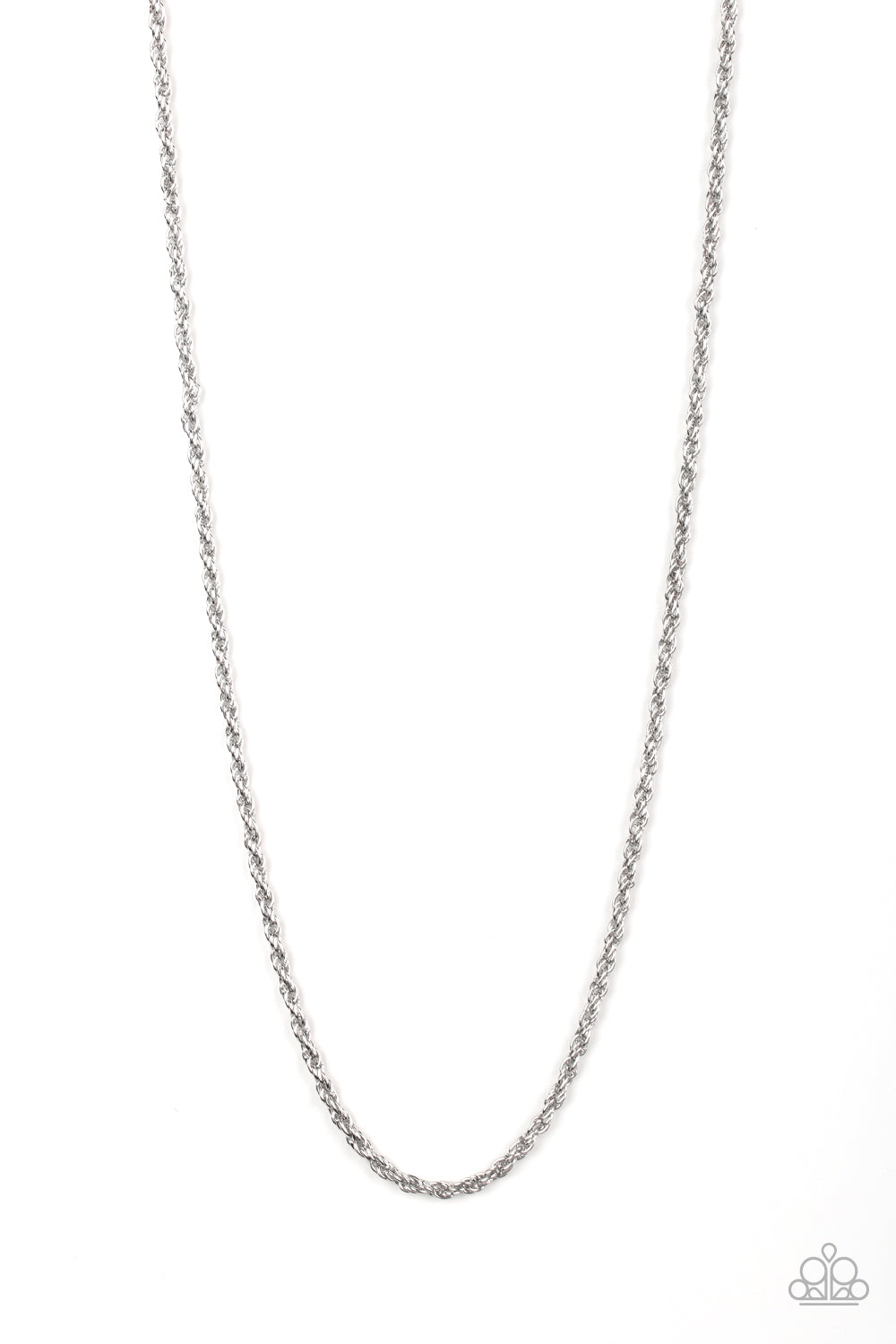 The Go-To Guy - Silver - Paparazzi Mens Necklace