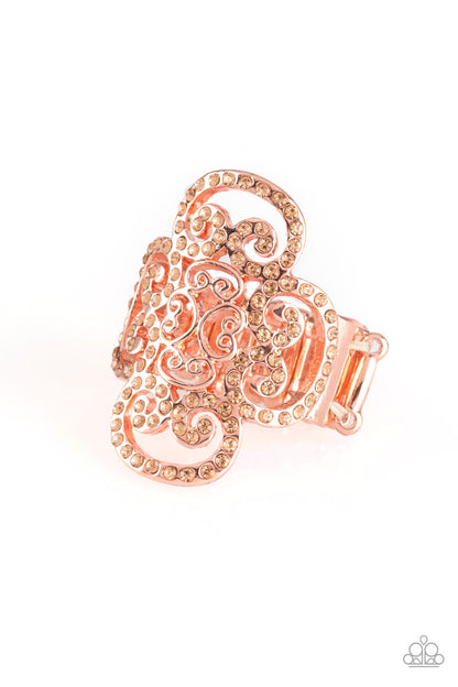 Regal Regalia - Copper - Paparazzi Ring