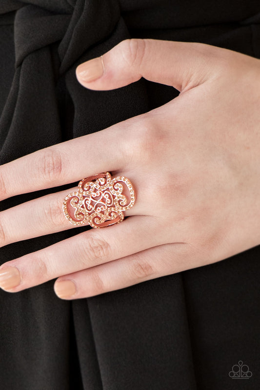 Regal Regalia - Copper - Paparazzi Ring