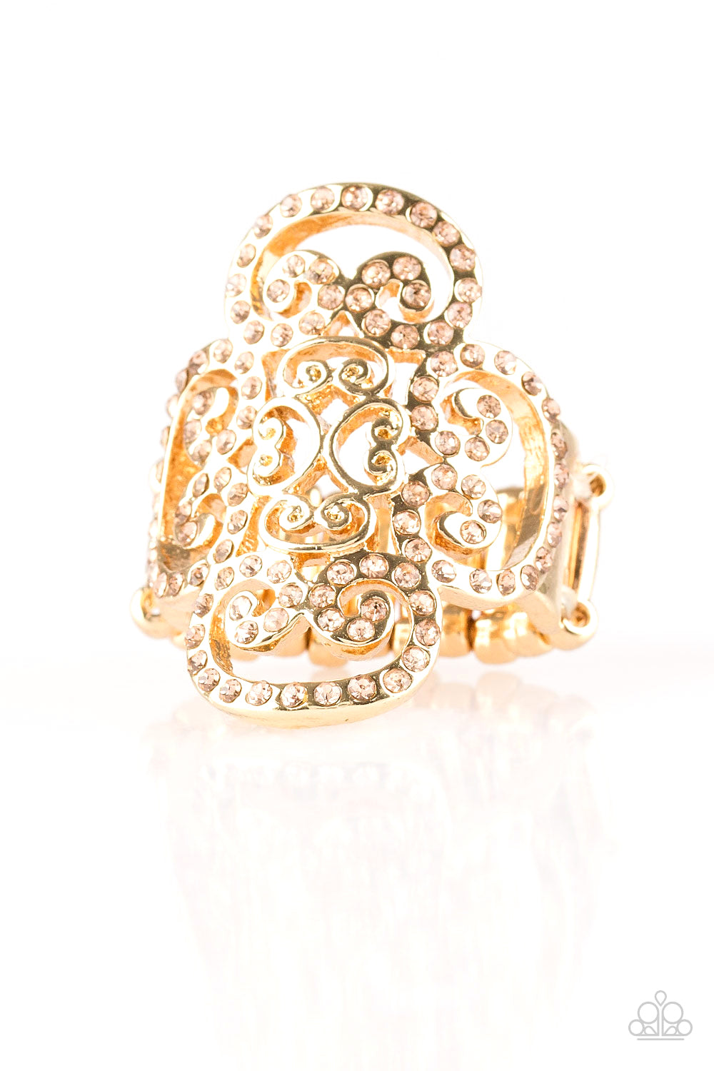 Regal Regalia - Gold - Paparazzi Ring