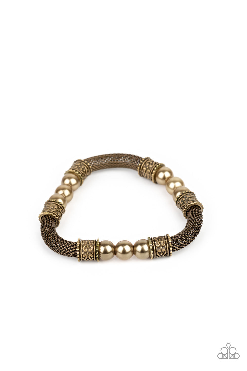 Talk Some SENSEI - Brass - Paparazzi Bracelet