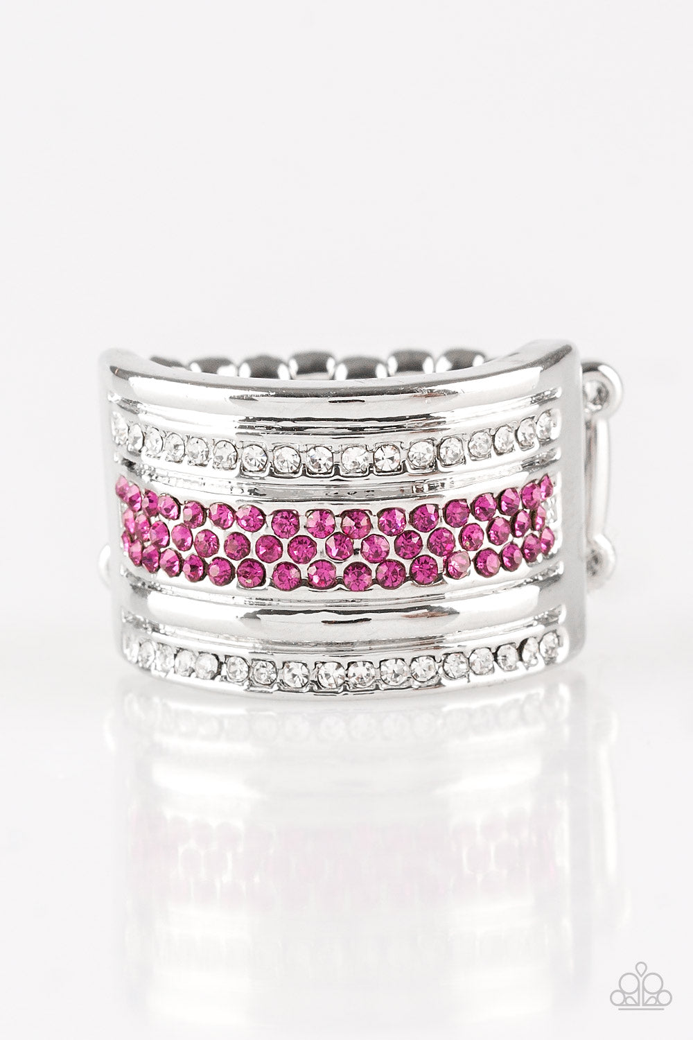 Top Dollar Drama - Pink - Paparazzi Ring